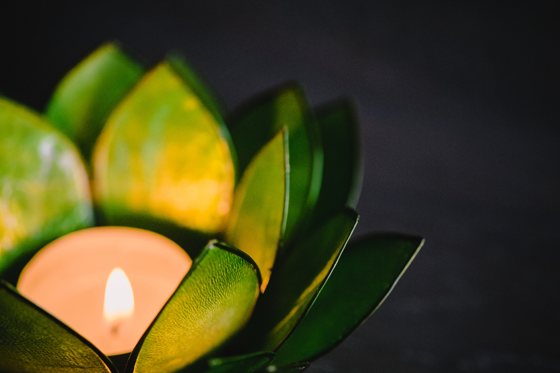 Lotus candle